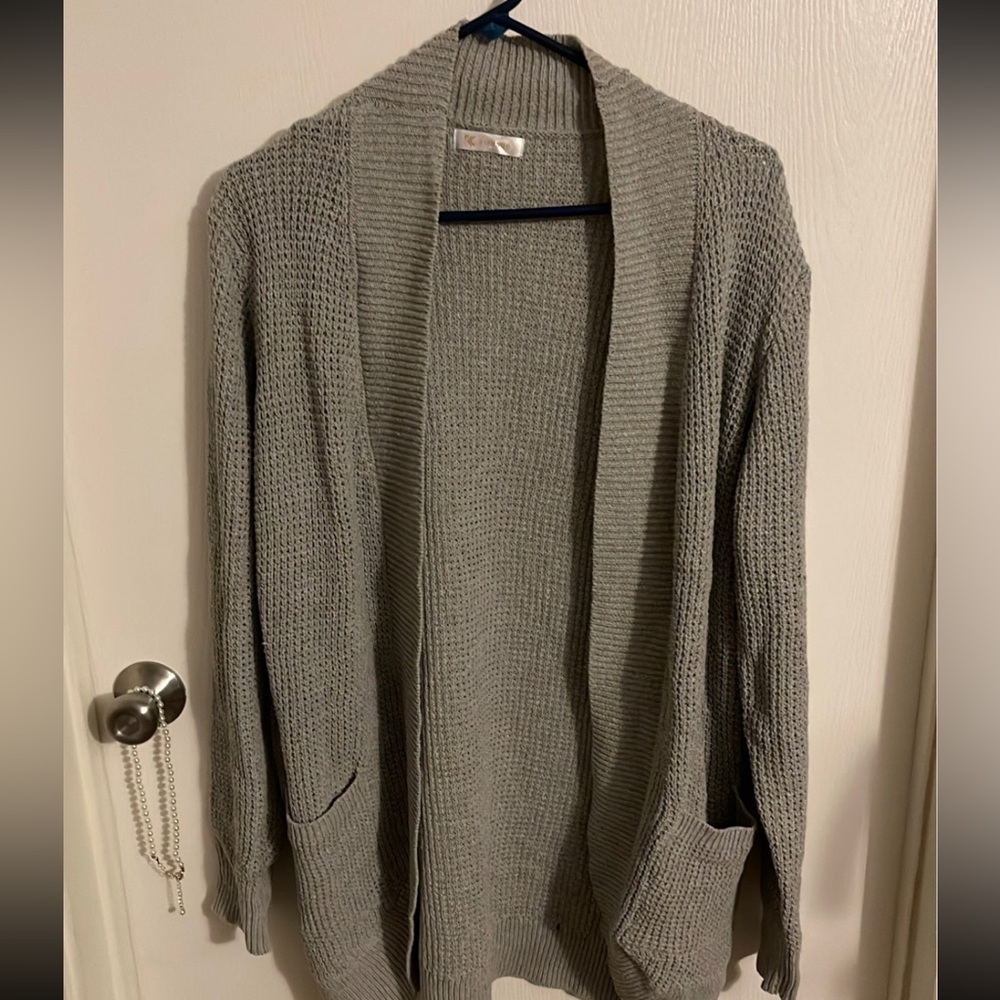 Gray Cardigan